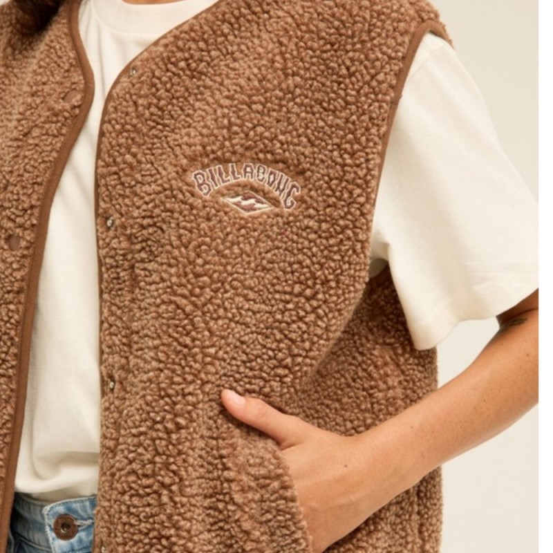 BILLABONG BE HAPPY VEST ΓΥΝΑΙΚΕΙΟ ΑΜΑΝΙΚΟ FLEECE