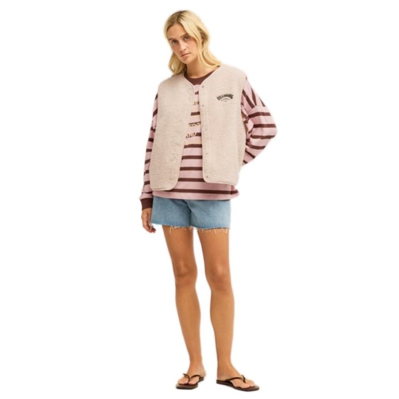 BILLABONG BE HAPPY VEST ΓΥΝΑΙΚΕΙΟ ΑΜΑΝΙΚΟ FLEECE