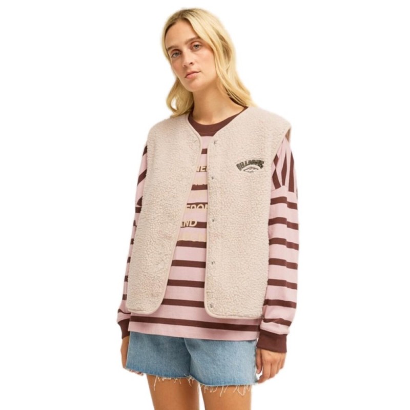 BILLABONG BE HAPPY VEST ΓΥΝΑΙΚΕΙΟ ΑΜΑΝΙΚΟ FLEECE