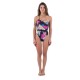 HURLEY HANA ASYMMETRICAL CHEEKY ONE PIECE