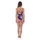 HURLEY HANA ASYMMETRICAL CHEEKY ONE PIECE