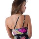 HURLEY HANA ASYMMETRICAL CHEEKY ONE PIECE