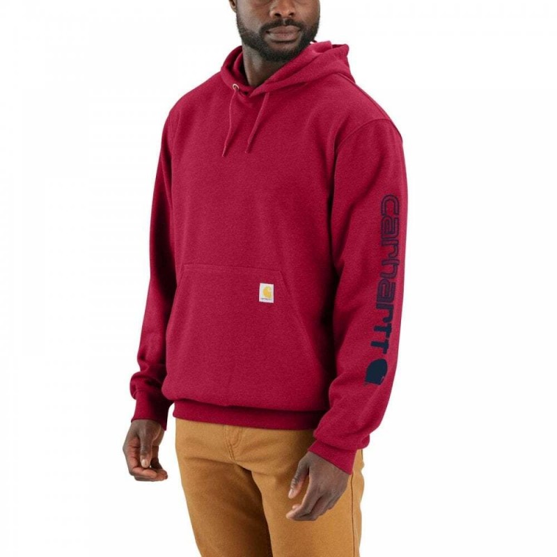 CARHARTT LOOSE FIT MIDWEIGHT LOGO SLEEVE GRAPHIC SWEATSHIRT