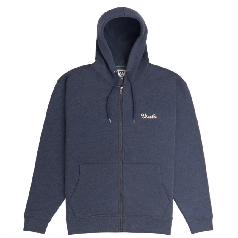 VISSLA COASTAL ZIP HOODIE FLEECE