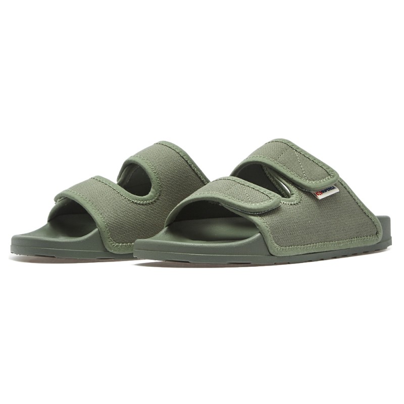 SUPERGA 1908 SLIDES DOUBLE BANDS COTTON