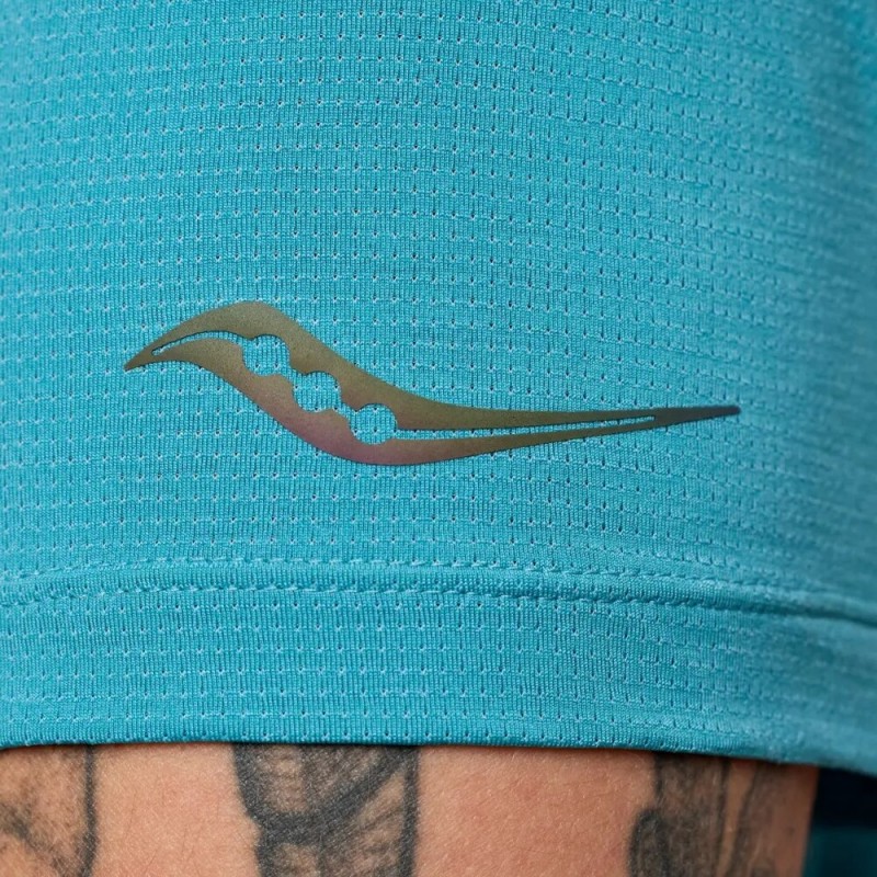SAUCONY STOPWATCH SHORT SLEEVE