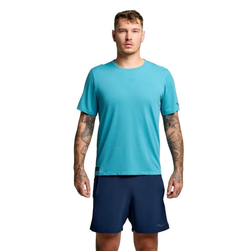 SAUCONY STOPWATCH SHORT SLEEVE