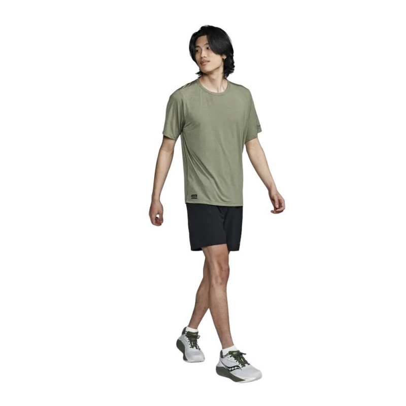 SAUCONY STOPWATCH SHORT SLEEVE
