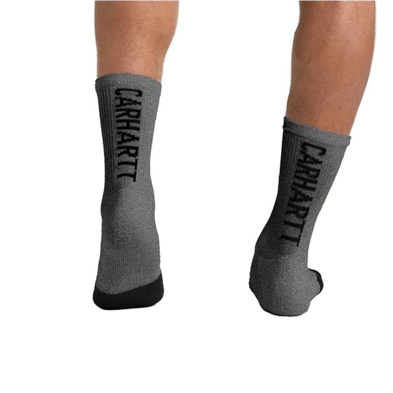CARHARTT FORCE MW LOGO SHORT CREW SOCK 3PK