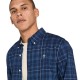 TIMBERLAND STRETCH POPLIN CHECK SH PEACO