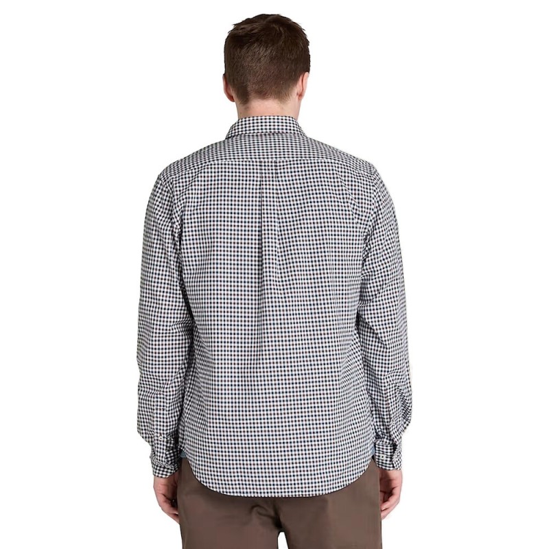 TIMBERLAND STRETCH POPLIN GINGHAM SHIRT