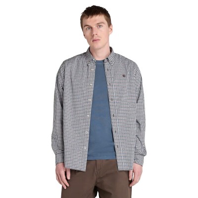 TIMBERLAND STRETCH POPLIN GINGHAM SHIRT