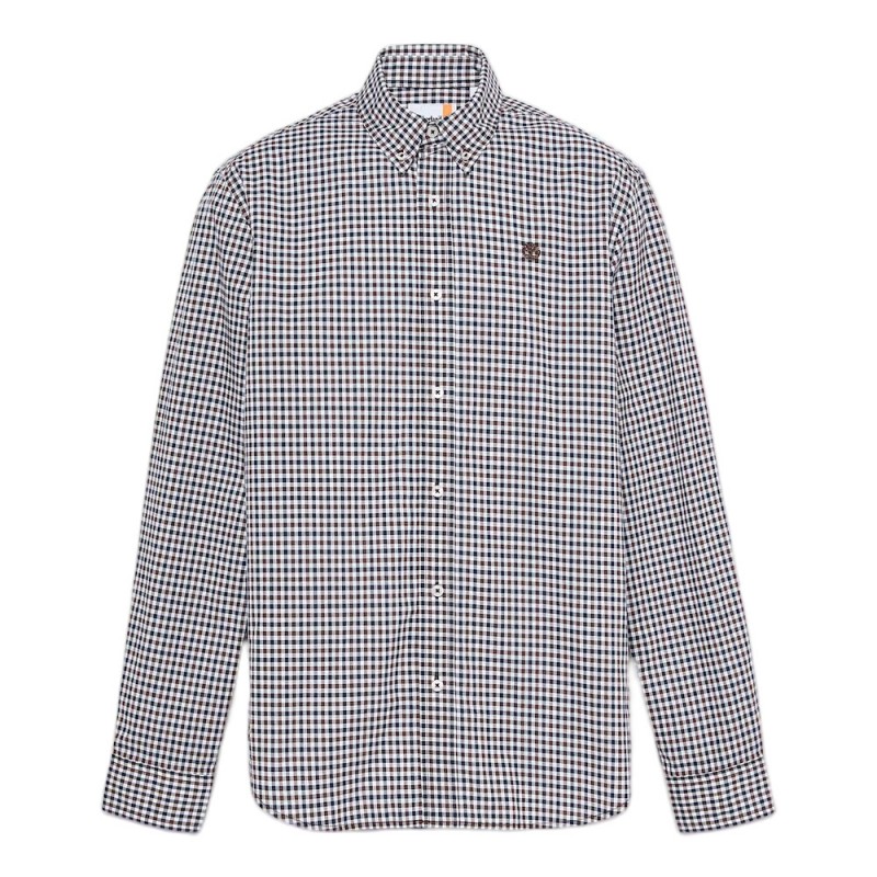 TIMBERLAND STRETCH POPLIN GINGHAM SHIRT