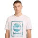 TIMBERLAND WATER STACK LOGO SS TEE