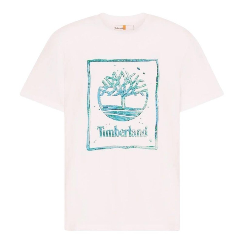 TIMBERLAND WATER STACK LOGO SS TEE