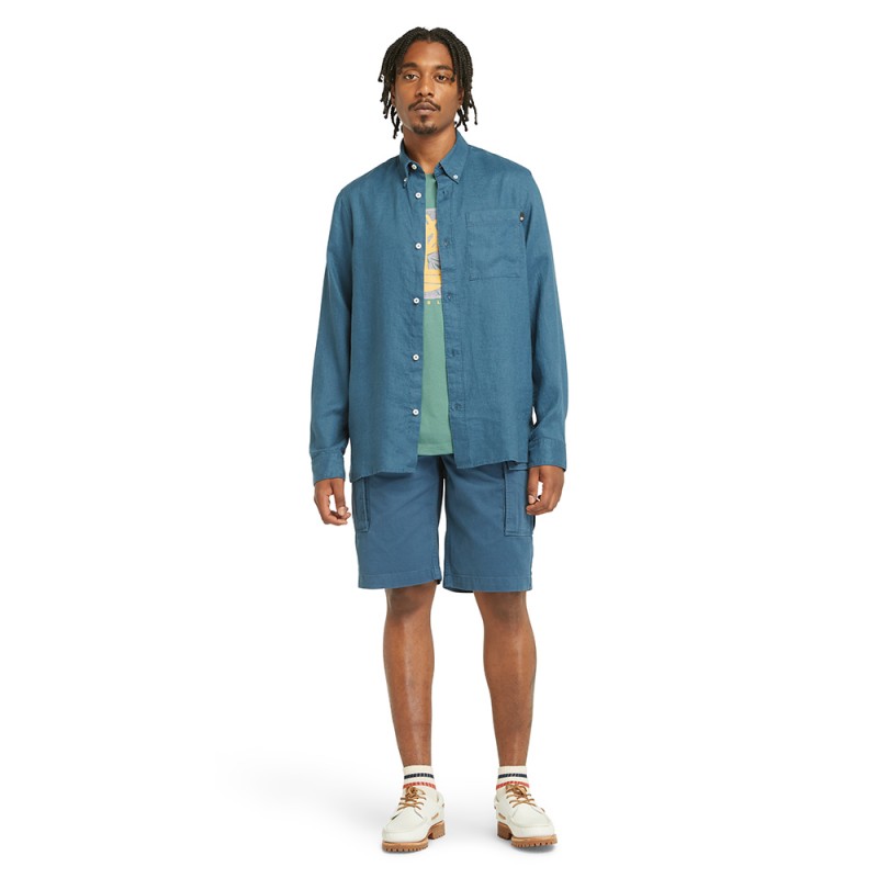 TIMBERLAND BROOKLINE TWILL CARGO SHORT