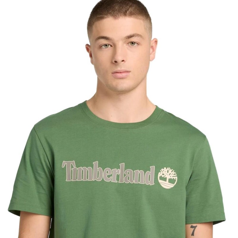 TIMBERLAND KENNEBEC RIVER LINEAR LOGO SS TEE