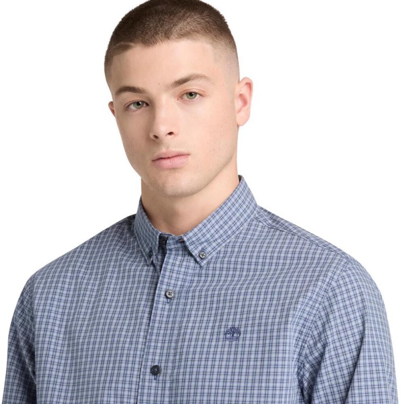 TIMBERLAND MICRO PLAID POPLIN SHIRT
