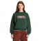 TIMBERLAND BRUSHED BACK CHEST GRAPHIC CREW SWEATSHIRT ΓΥΝΑΙΚΕΙΟ ΦΟΥΤΕΡ ΛΑΙΜΟΚΟΨΗ