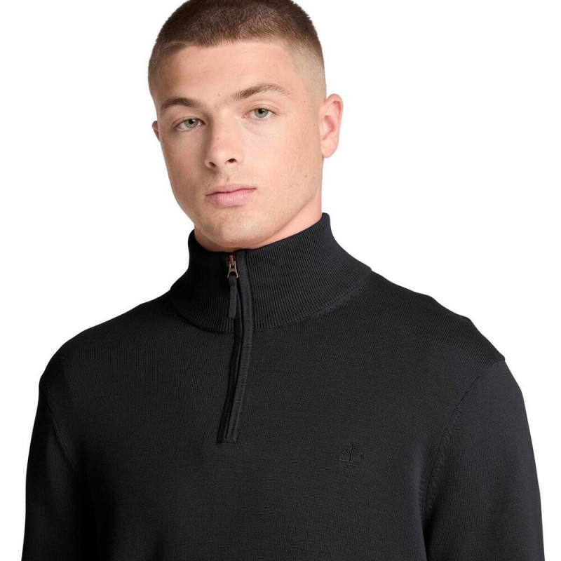 TIMBERLAND WILLIAMS RIVER COTTON 1/4 ZIP SWEATER ΑΝΔΡΙΚΟ ΠΟΥΛΟΒΕΡ
