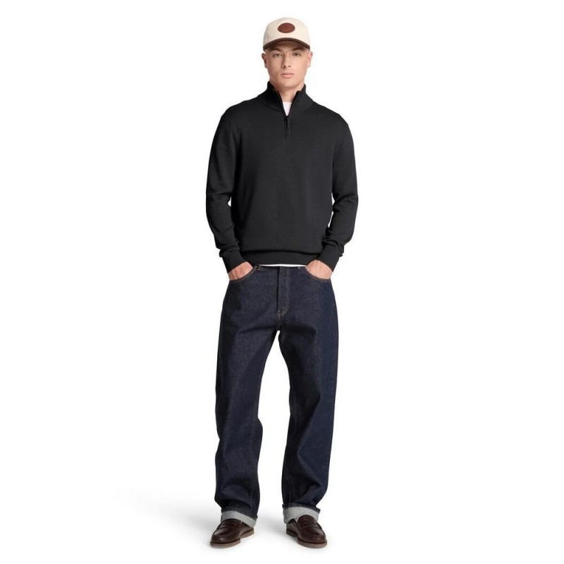 TIMBERLAND WILLIAMS RIVER COTTON 1/4 ZIP SWEATER ΑΝΔΡΙΚΟ ΠΟΥΛΟΒΕΡ