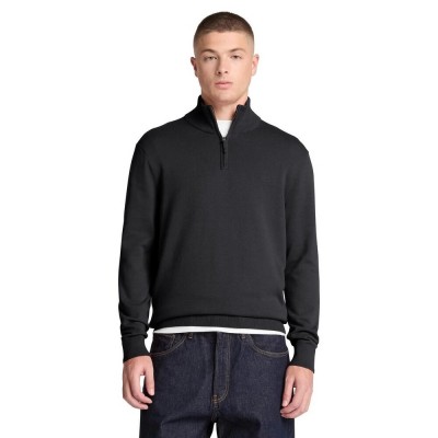 TIMBERLAND WILLIAMS RIVER COTTON 1/4 ZIP SWEATER ΑΝΔΡΙΚΟ ΠΟΥΛΟΒΕΡ
