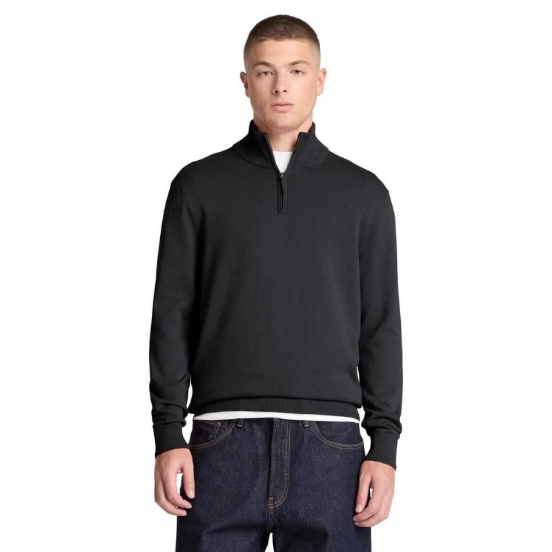 TIMBERLAND WILLIAMS RIVER COTTON 1/4 ZIP SWEATER ΑΝΔΡΙΚΟ ΠΟΥΛΟΒΕΡ