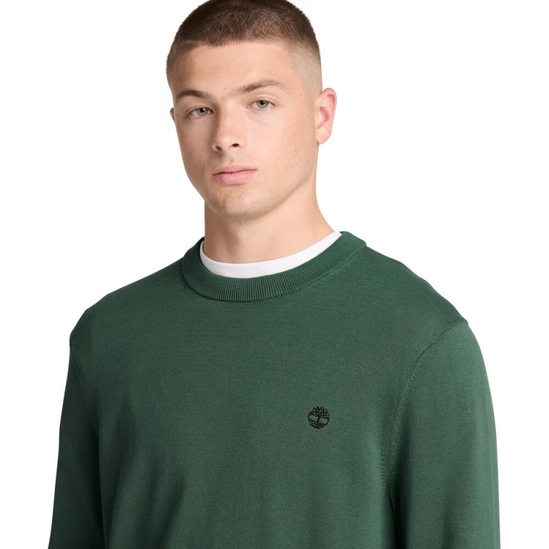 TIMBERLAND WILLIAMS RIVER COTTON CREW NECK SWEATER ΑΝΔΡΙΚΟ ΠΟΥΛΟΒΕΡ