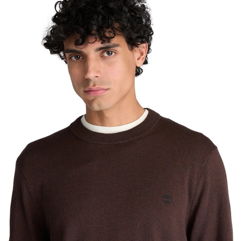 TIMBERLAND WILLIAMS RIVER COTTON CREW NECK SWEATER ΑΝΔΡΙΚΟ ΦΟΥΤΕΡ ΛΑΙΜΟΚΟΨΗ