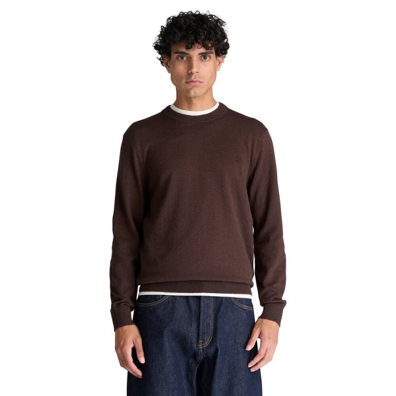 TIMBERLAND WILLIAMS RIVER COTTON CREW NECK SWEATER ΑΝΔΡΙΚΟ ΦΟΥΤΕΡ ΛΑΙΜΟΚΟΨΗ