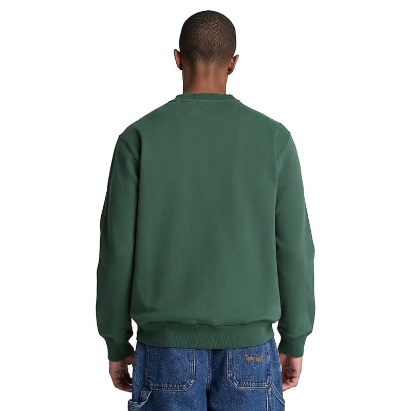 TIMBERLAND ESTABLISHED 1973 EMBROIDERED LOGO BB CREW SWEATSHIRT ΑΝΔΡΙΚΟ ΦΟΥΤΕΡ ΛΑΙΜΟΚΟΨΗ