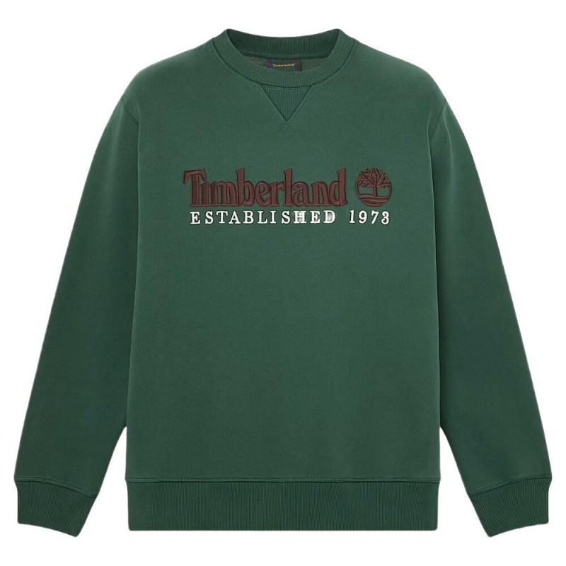 TIMBERLAND ESTABLISHED 1973 EMBROIDERED LOGO BB CREW SWEATSHIRT ΑΝΔΡΙΚΟ ΦΟΥΤΕΡ ΛΑΙΜΟΚΟΨΗ