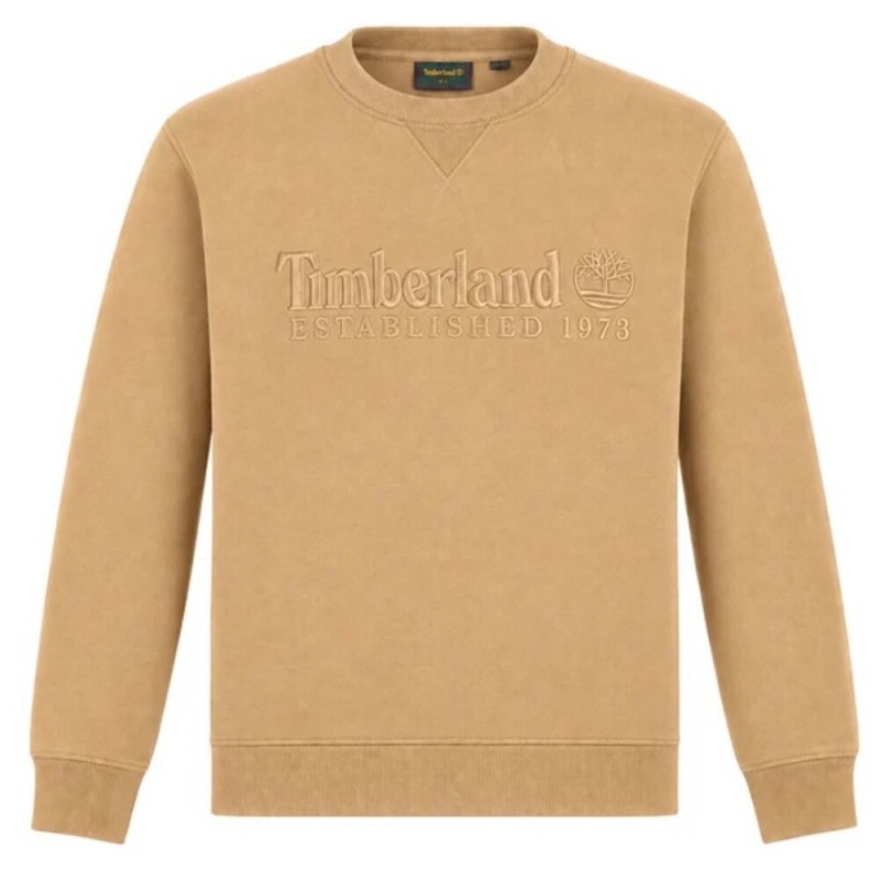 TIMBERLAND ESTABLISHED 1973 EMBROIDERED LOGO BB CREW SWEATSHIRT ΑΝΔΡΙΚΟ ΦΟΥΤΕΡ ΛΑΙΜΟΚΟΨΗ