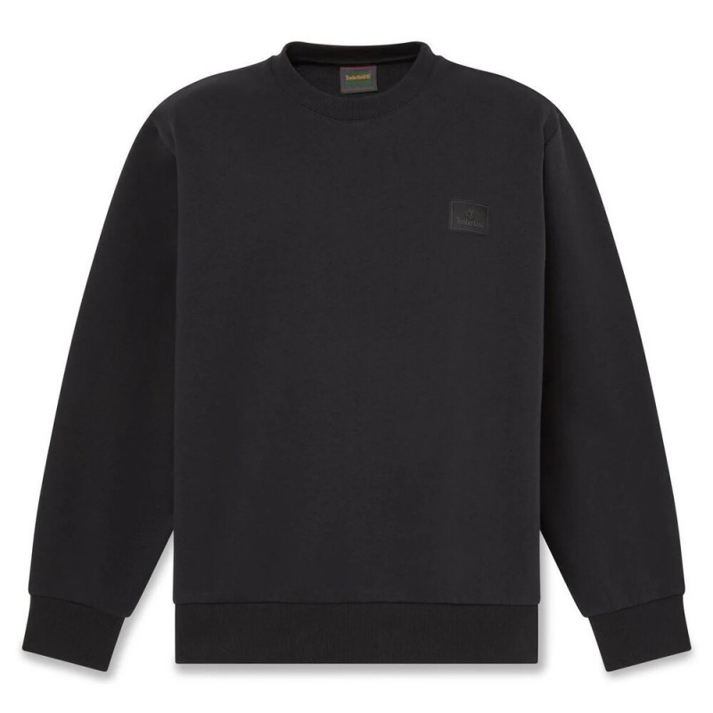 TIMBERLAND SILICON BADGE BB CREW SWEATSHIRT ΑΝΔΡΙΚΟ ΦΟΥΤΕΡ ΛΑΙΜΟΚΟΨΗ