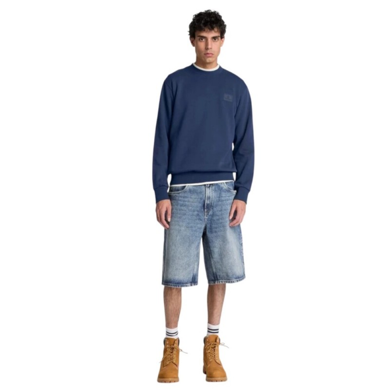 TIMBERLAND SILICON BADGE BB CREW SWEATSHIRT ΑΝΔΡΙΚΟ ΦΟΥΤΕΡ ΛΑΙΜΟΚΟΨΗ