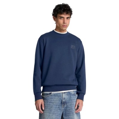 TIMBERLAND SILICON BADGE BB CREW SWEATSHIRT ΑΝΔΡΙΚΟ ΦΟΥΤΕΡ ΛΑΙΜΟΚΟΨΗ