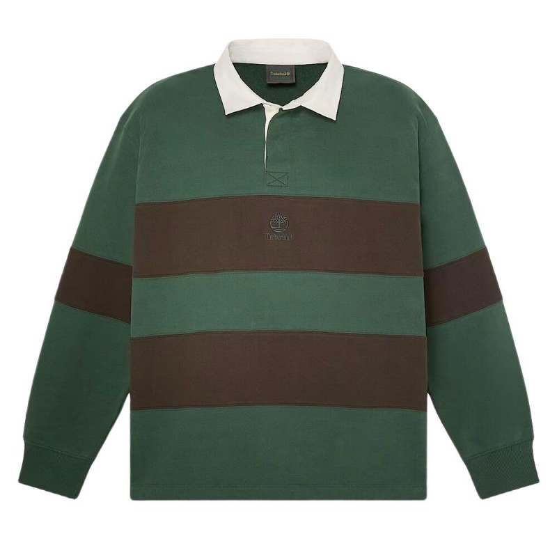 TIMBERLAND LS RUGBY POLO LB SWEATSHIRT ΑΝΔΡΙΚΟ POLO ΜΑΚΡΥΜΑΝΙΚΙ