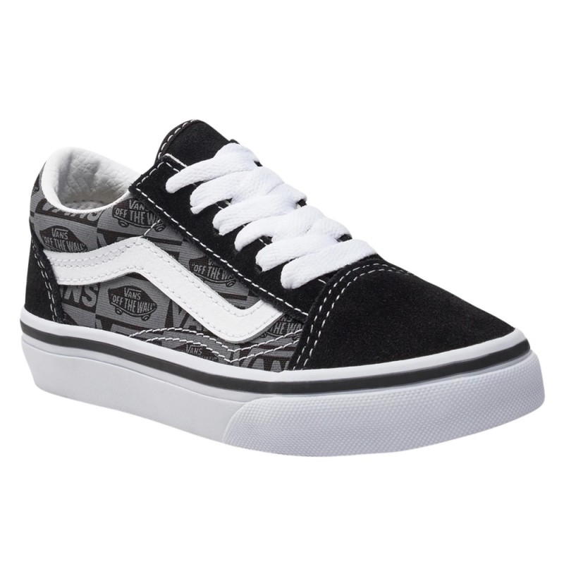 VANS OLD SKOOL LOGO BLACK/GREY