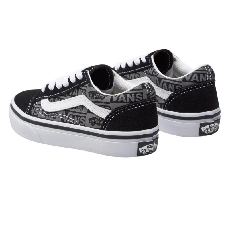 VANS OLD SKOOL LOGO BLACK/GREY