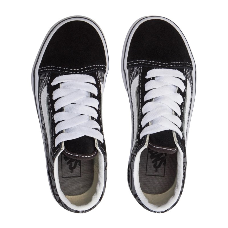 VANS OLD SKOOL LOGO BLACK/GREY