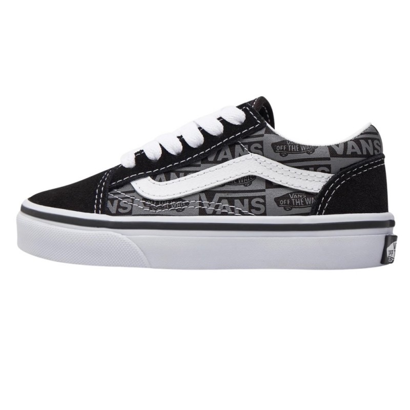 VANS OLD SKOOL LOGO BLACK/GREY