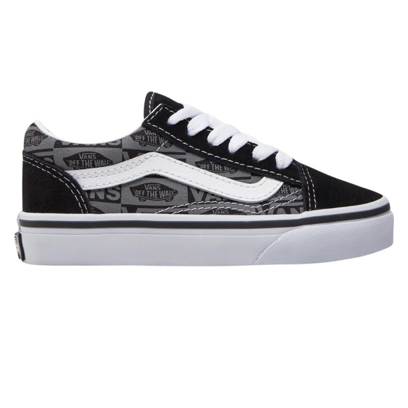 VANS OLD SKOOL LOGO BLACK/GREY