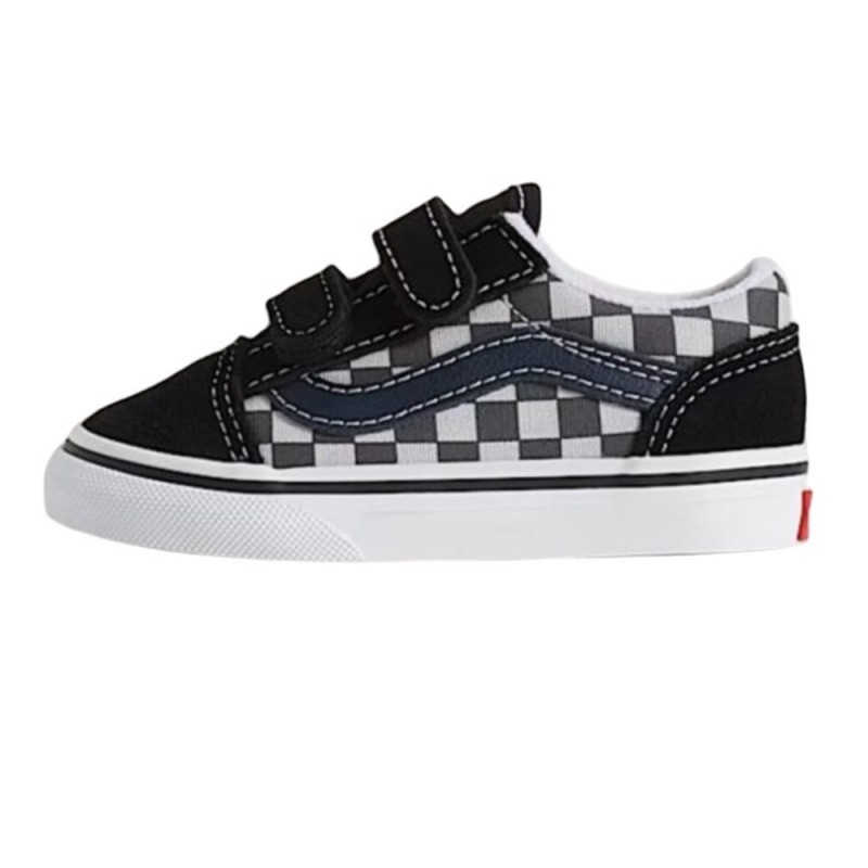 VANS OLD SKOOL V TONAL CHECK BLUE