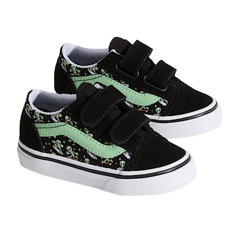 VANS OLD SKOOL V GLOW COSMIC CRUISERS BLACK
