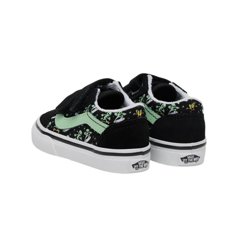 VANS OLD SKOOL V GLOW COSMIC CRUISERS BLACK