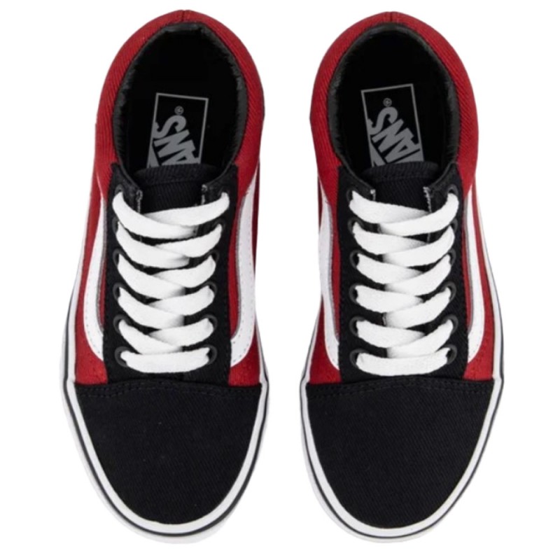 VANS OLD SKOOL (TWILL RED/MULTI)
