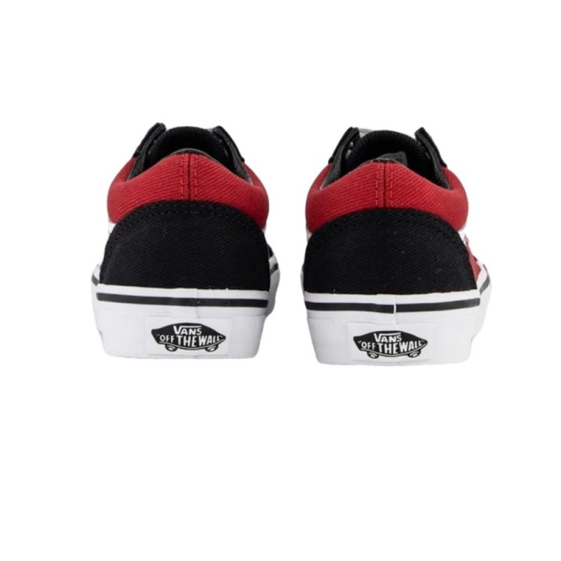 VANS OLD SKOOL (TWILL RED/MULTI)