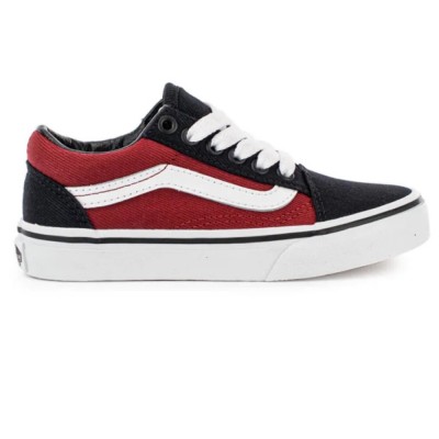 VANS OLD SKOOL (TWILL RED/MULTI)