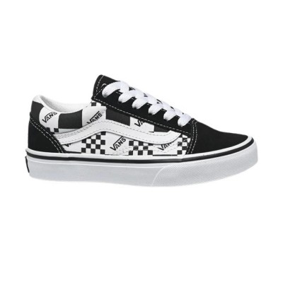 VANS OLD SKOOL (LOGO CHECK BLACK/TRUE WHITE)