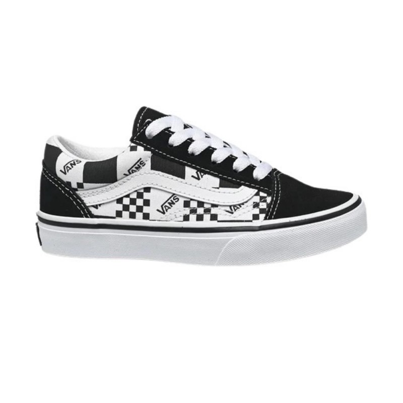 VANS OLD SKOOL (LOGO CHECK BLACK/TRUE WHITE)